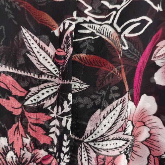 Misa women's Mayli floral midi Dress button down whimsical cottagecore boho L - Picture 4 of 6